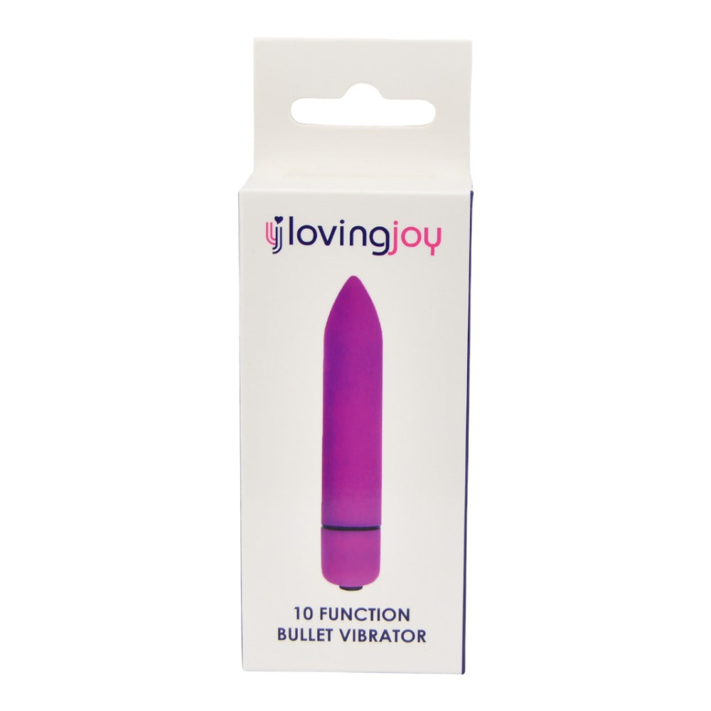 Loving Joy 10 Function Purple Bullet Vibrator