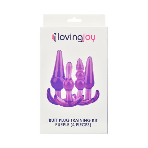 Loving Joy Butt Plug Training Kit Purple