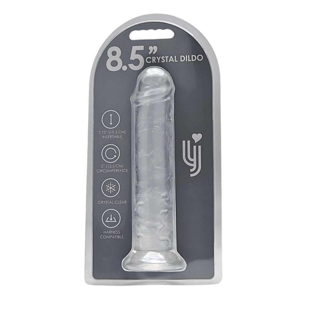 Loving Joy 8.5 Inch Suction Cup Dildo Clear