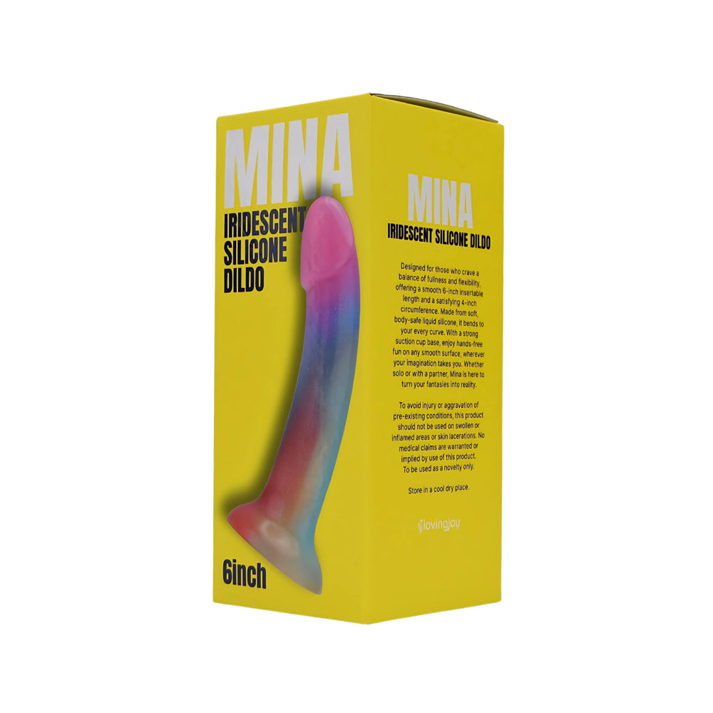 Mina Iridescent Silicone Dildo