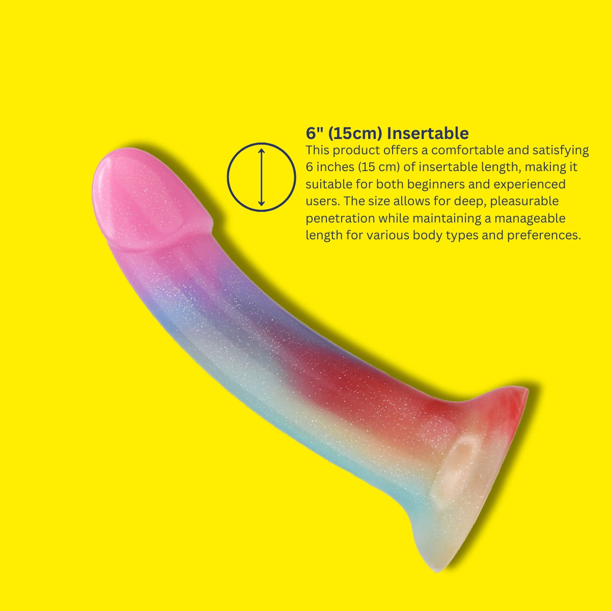 Mina Iridescent Silicone Dildo