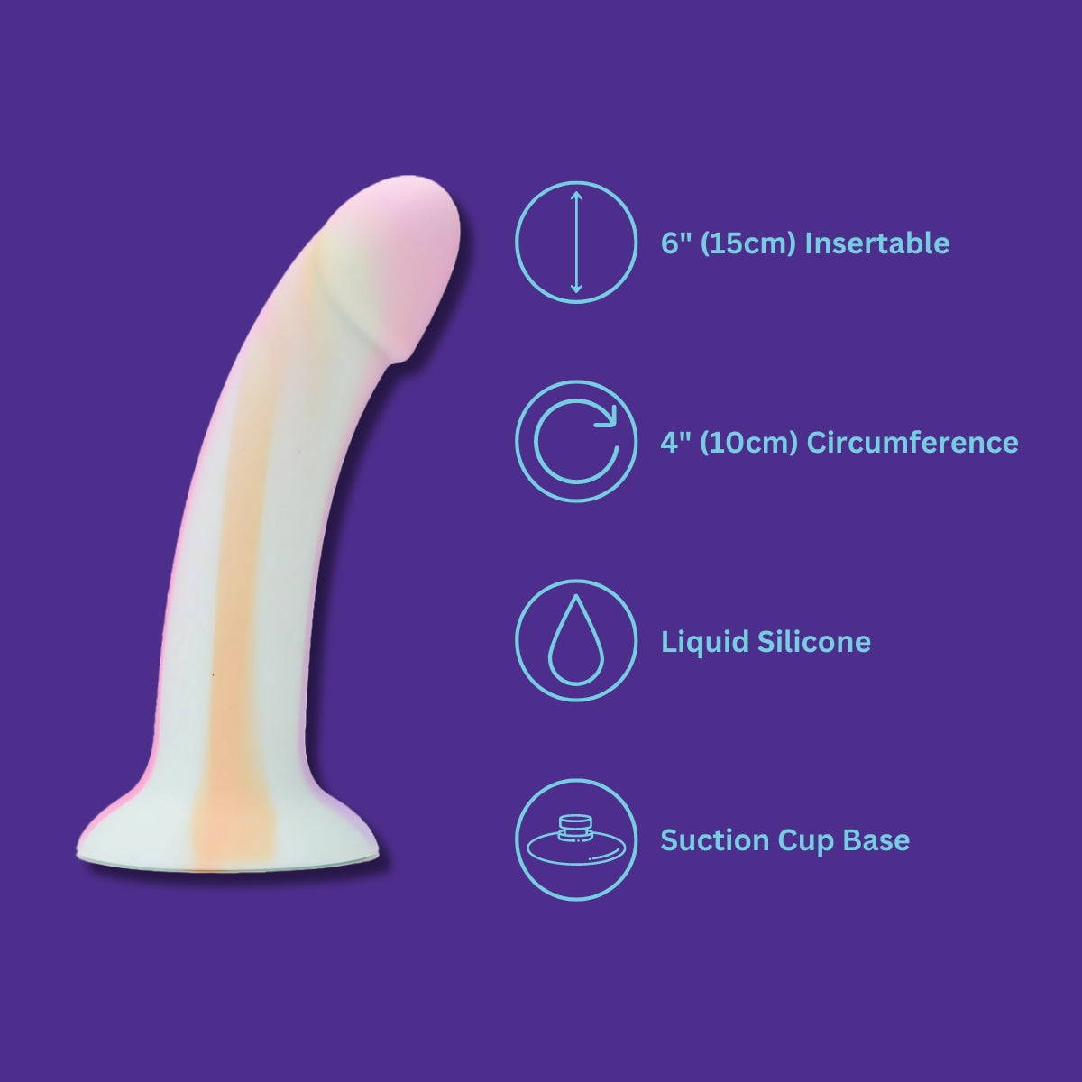 Mina Minty Silicone Dildo