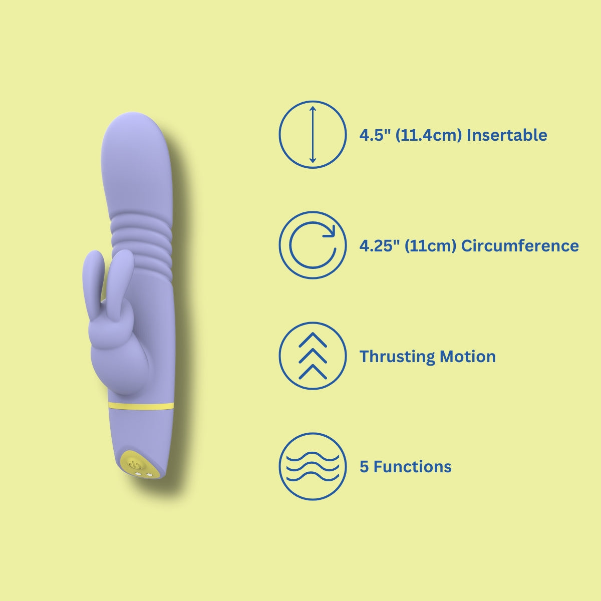 Mina Tide Thrusting Rabbit Vibrator