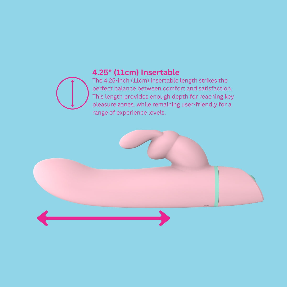 Mina Ripple Vibrating & Rotating Rabbit Vibrator