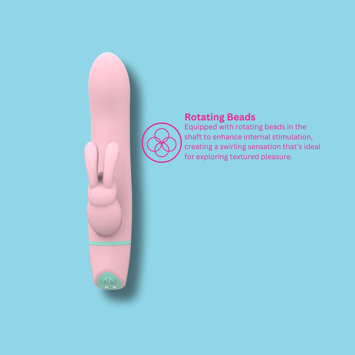 Mina Ripple Vibrating & Rotating Rabbit Vibrator