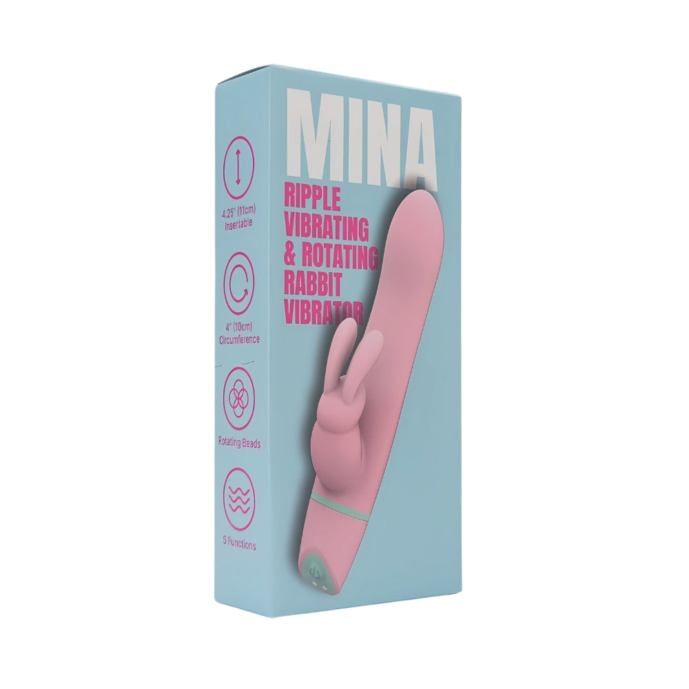 Mina Ripple Vibrating & Rotating Rabbit Vibrator