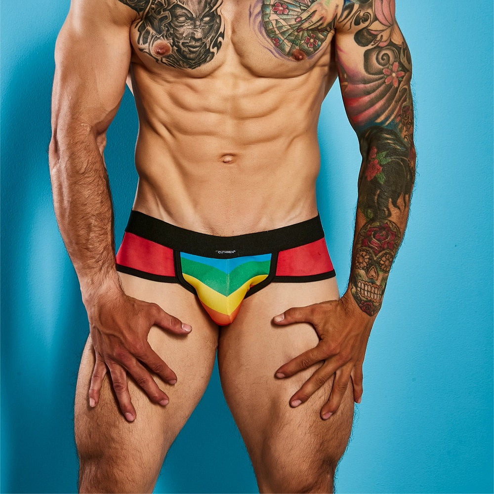 C4M Mixed Jockstrap Rainbow