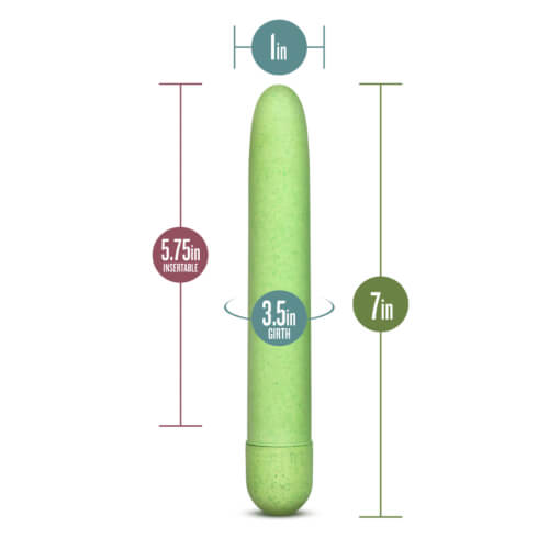 Gaia Biodegradable Eco Vibrator Green