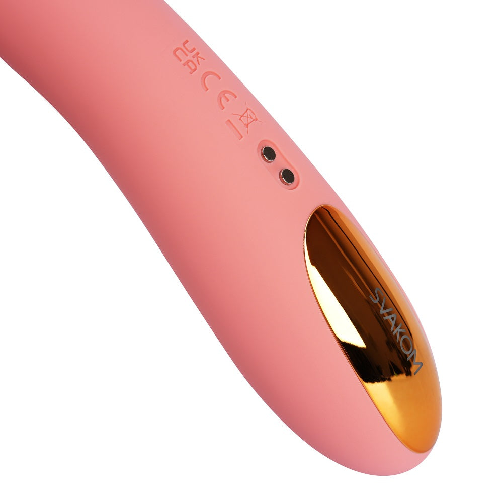 Svakom Ava Neo Interactive Thrusting Vibrator Pink