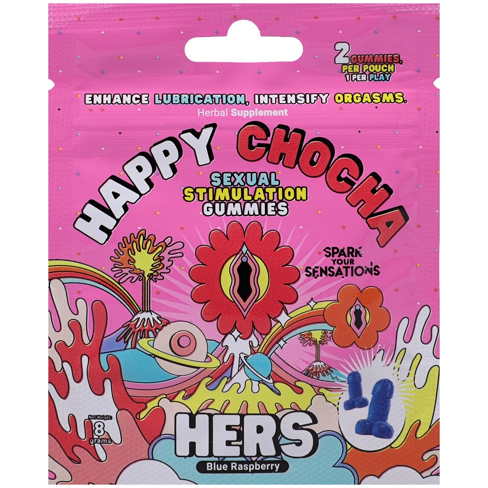 Happy Chocha (Hers) Sexual Stimulation Gummies (2 pack)