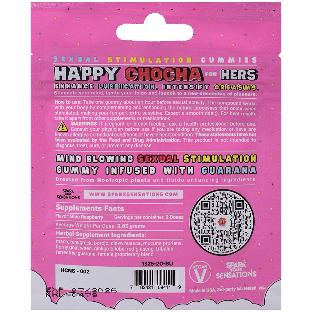 Happy Chocha (Hers) Sexual Stimulation Gummies (2 pack)