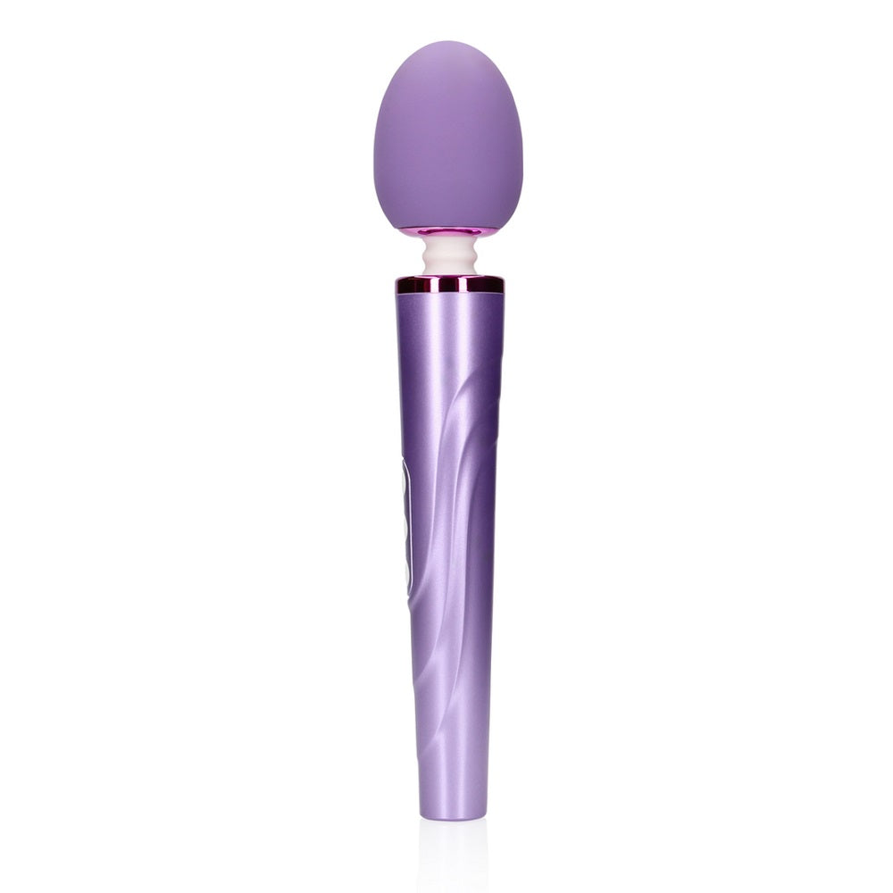 Rechargeable Wand Vibrator Metallic Purple