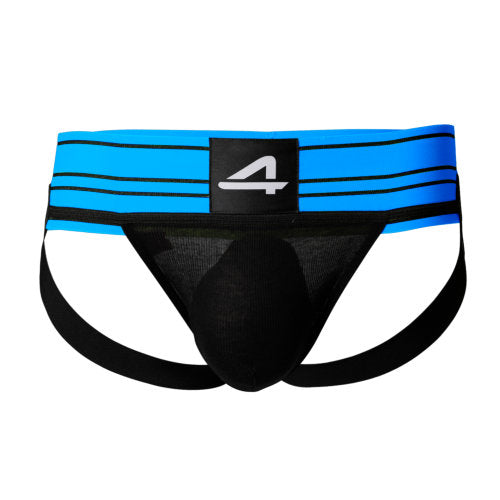 C4M Rugby Jockstrap Electric Blue Extra Large