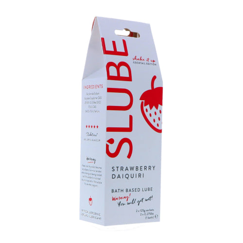 Slube Strawberry Daiquiri Water Based Bath Gel 250g