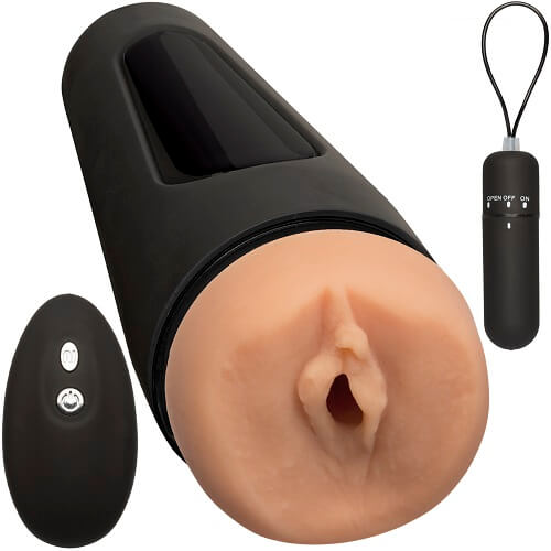 Doc Johnson Main Squeeze The Original Vibro Pussy Vibrating Male Masturbator