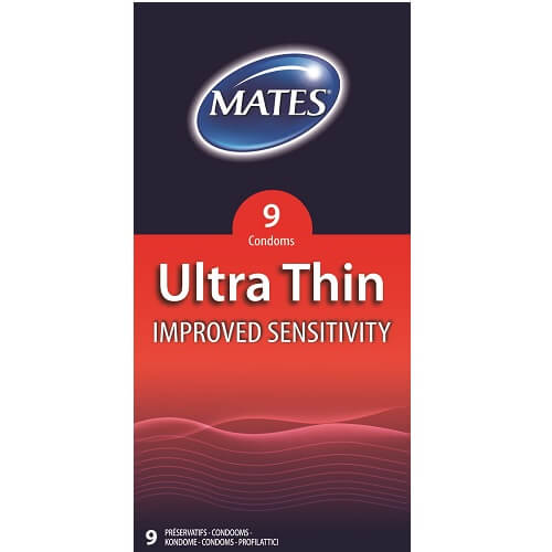 Mates Ultra Thin Condoms 9 Pack