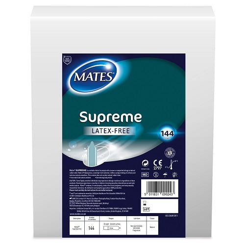 Mates Supreme Condom BX144 Clinic Pack